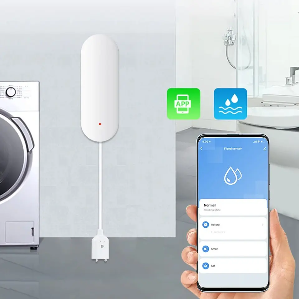 Sensor de fugas de agua WiFi inteligente 5