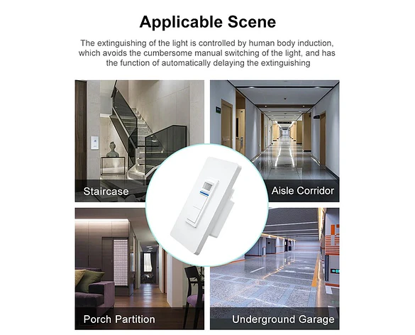 Sensor de movimiento PIR WiFi para hogar inteligente