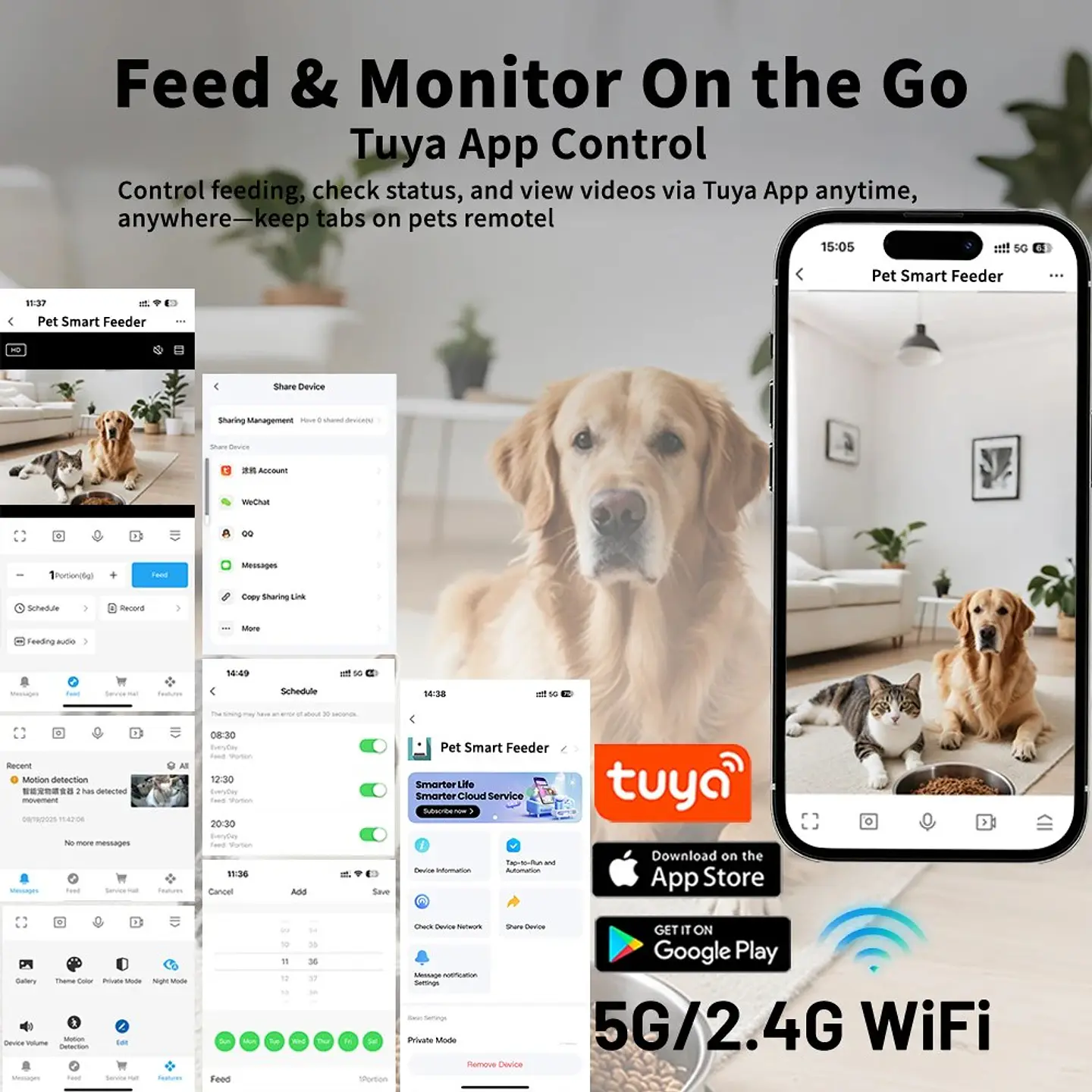 Comedero Inteligente para Gatos y Perros Automático 2