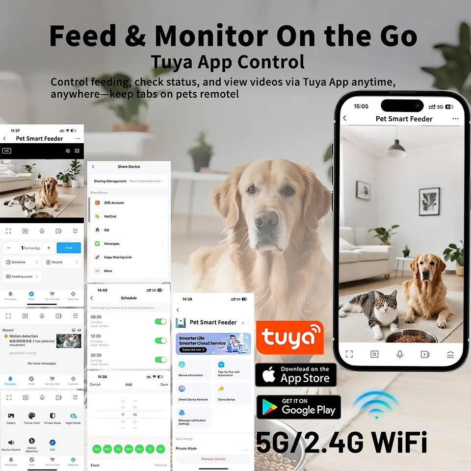 Comedero Inteligente para Gatos y Perros Automático 2