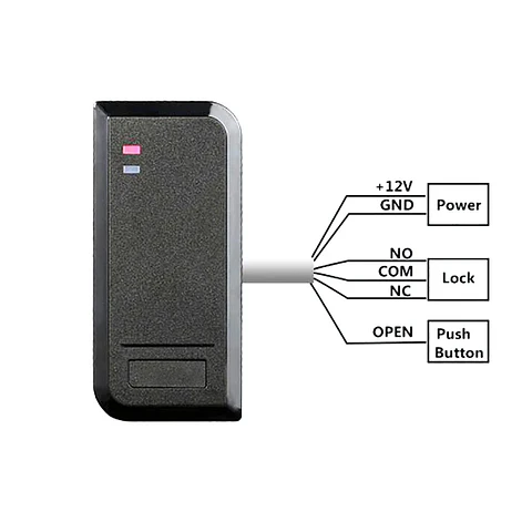 Lector de tarjetas RFID impermeable 125Khz