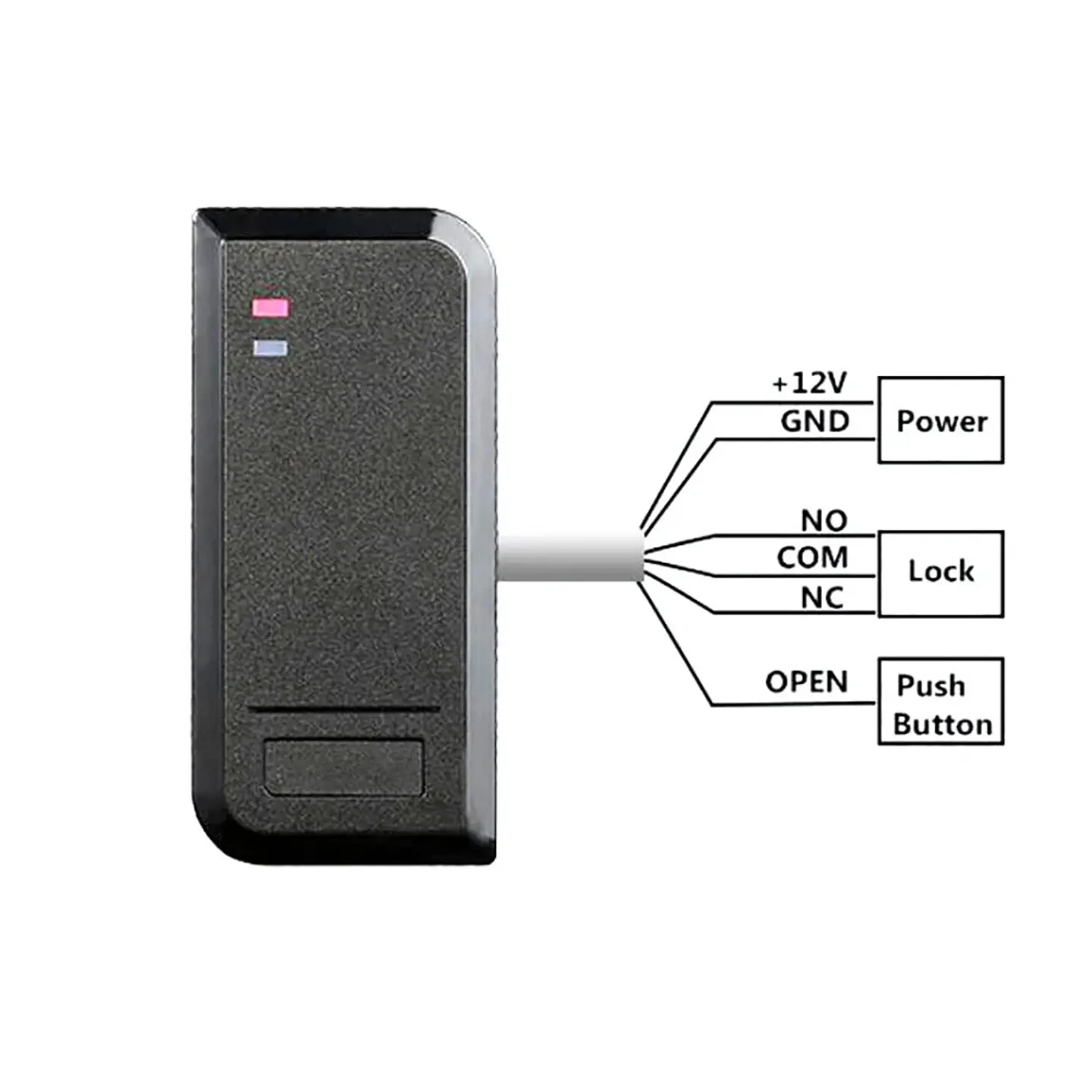 Lector de tarjetas RFID impermeable 125Khz 2