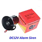 Sirena alarma exterior 12V 115dB para seguridad - Miniatura 1