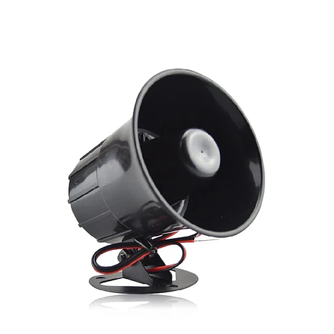 Sirena alarma exterior 12V 115dB para seguridad