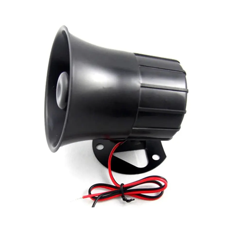 Sirena alarma exterior 12V 115dB para seguridad 4