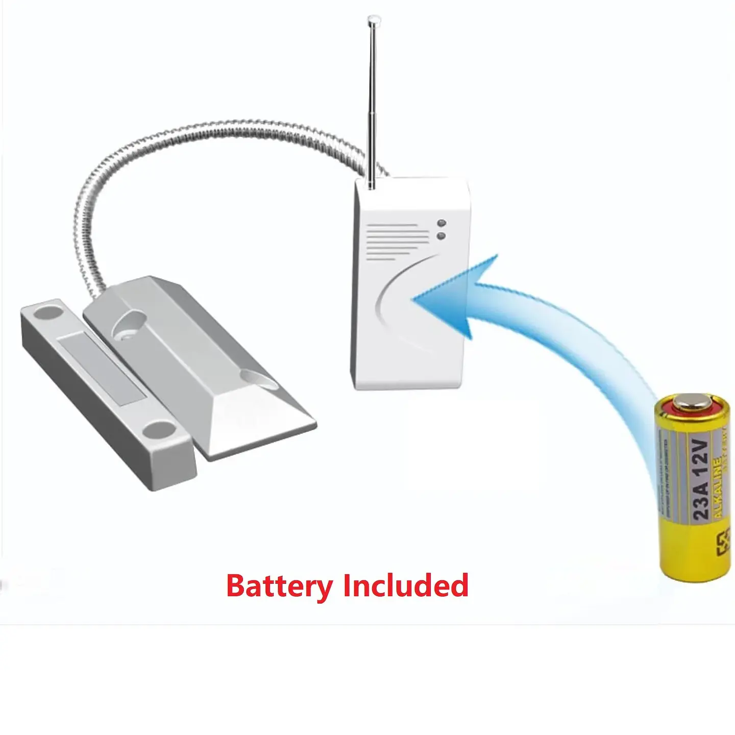 Sensor inalámbrico para puertas de garaje 4