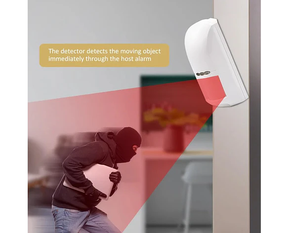 Detector de Movimiento Inalámbrico 433MHz para Interiores