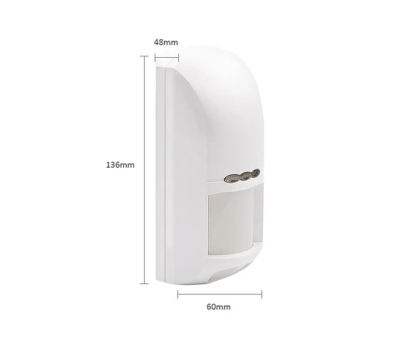 Detector de Movimiento Inalámbrico 433MHz para Interiores