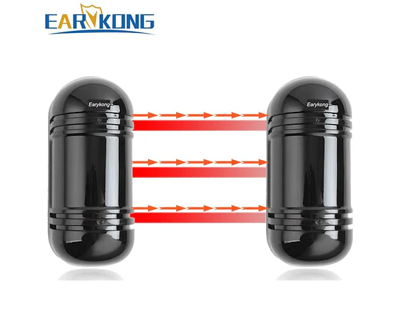 Detector de haz infrarrojo para exteriores