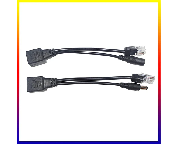 Cable POE pasivo para cámaras y dispositivos de red