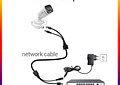 Cable POE pasivo para cámaras y dispositivos de red