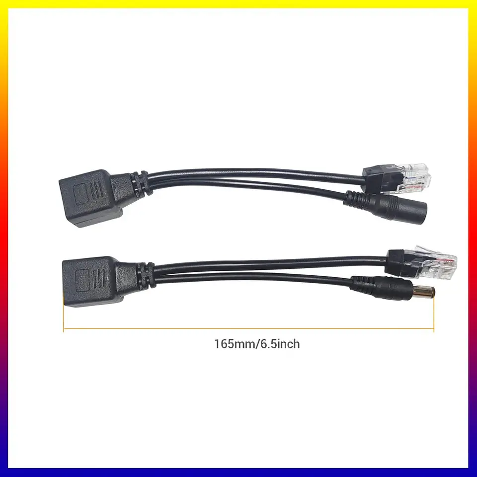 Cable POE pasivo para cámaras y dispositivos de red 9