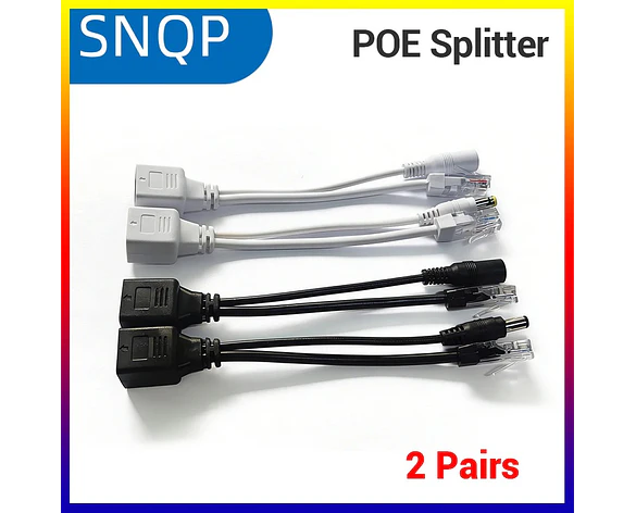 Cable POE pasivo para cámaras y dispositivos de red