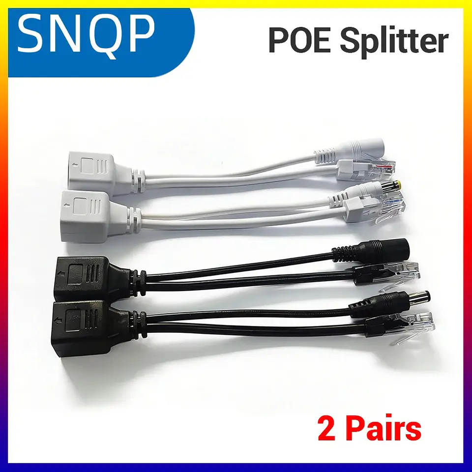 Cable POE pasivo para cámaras y dispositivos de red 12