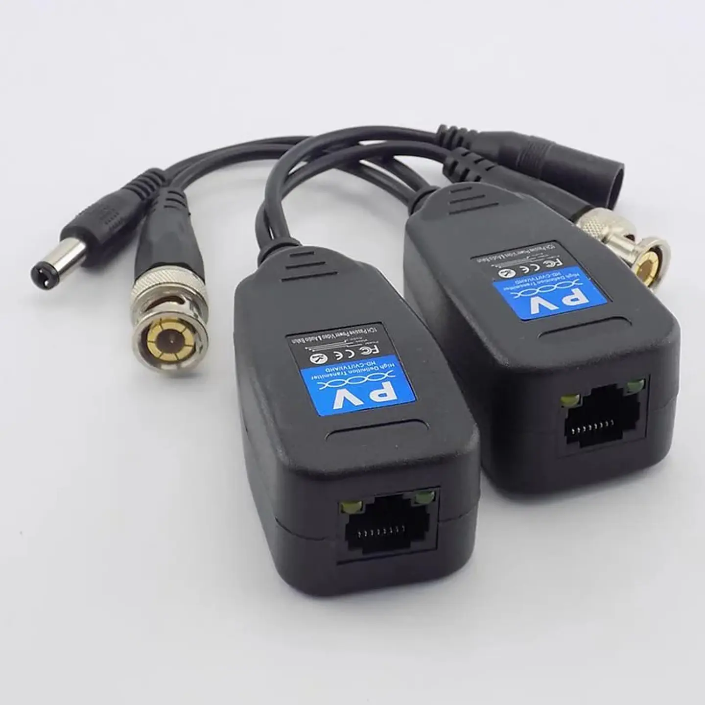 Conectores Balun de Vídeo BNC a RJ45 para CCTV 3