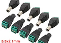 Adaptador Conector Jack DC 5.5x2.1mm 5.5x2.5mm