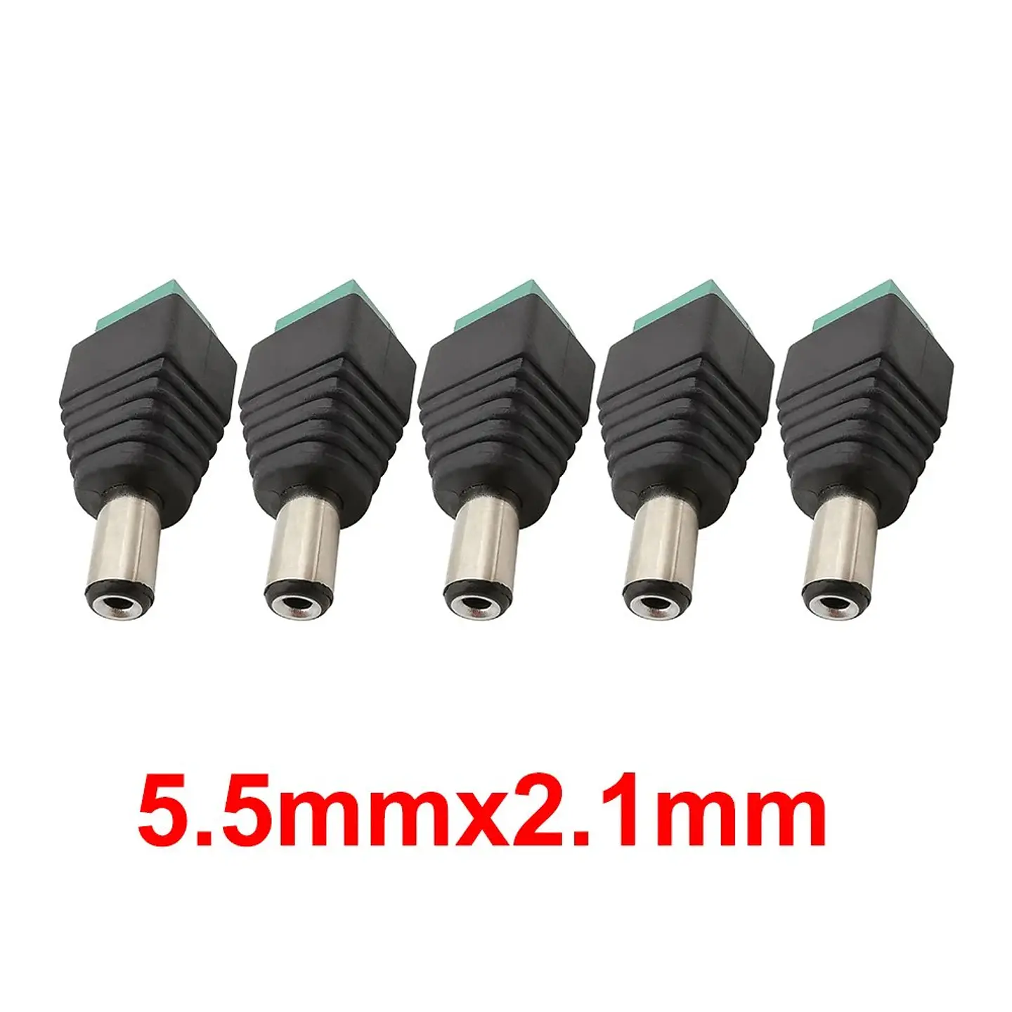 Adaptador Conector Jack DC 5.5x2.1mm 5.5x2.5mm 8