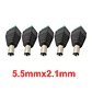 Adaptador Conector Jack DC 5.5x2.1mm 5.5x2.5mm - Miniatura 8