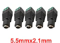 Adaptador Conector Jack DC 5.5x2.1mm 5.5x2.5mm