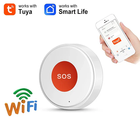 Botón SOS WiFi de emergencia para hogar