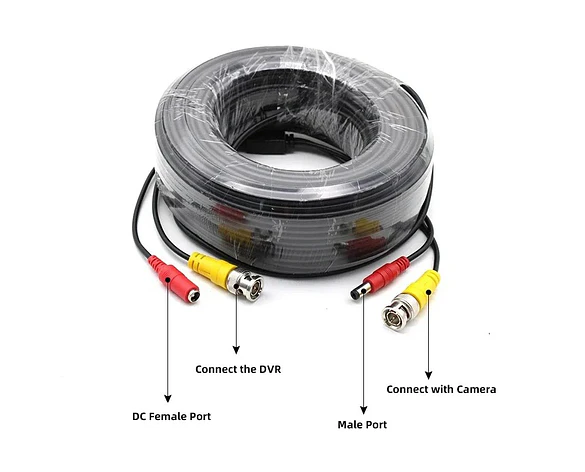 Cable BNC 10M para cámaras CCTV y DVR