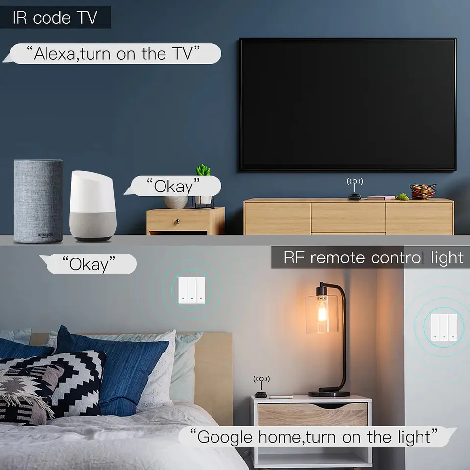 Control Remoto Universal WiFi RF IR para Hogar Inteligente 5