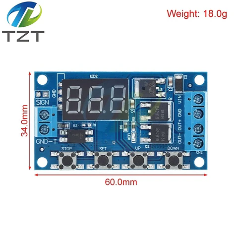 Módulo de Control de Retardo Dual MOS 12V 24V
