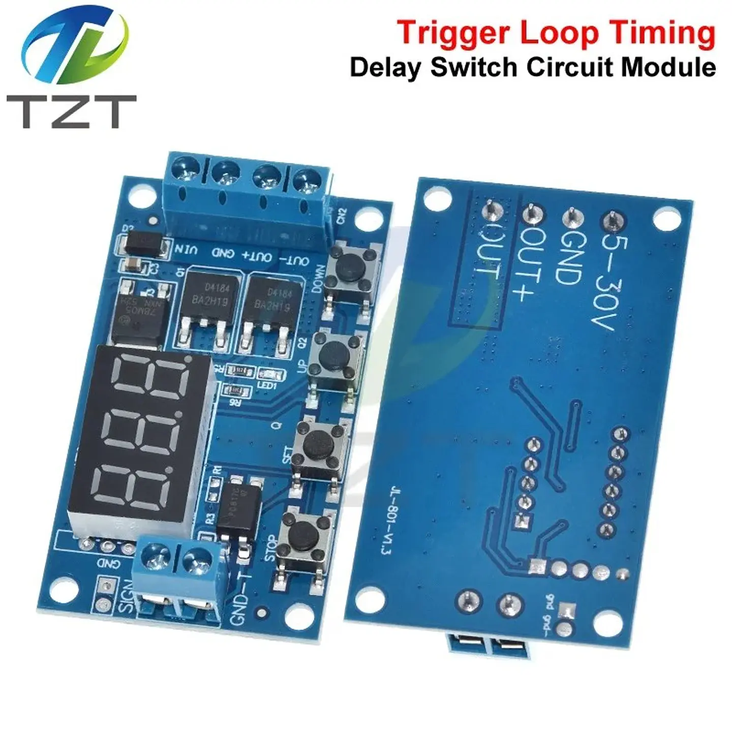 Módulo de Control de Retardo Dual MOS 12V 24V 3