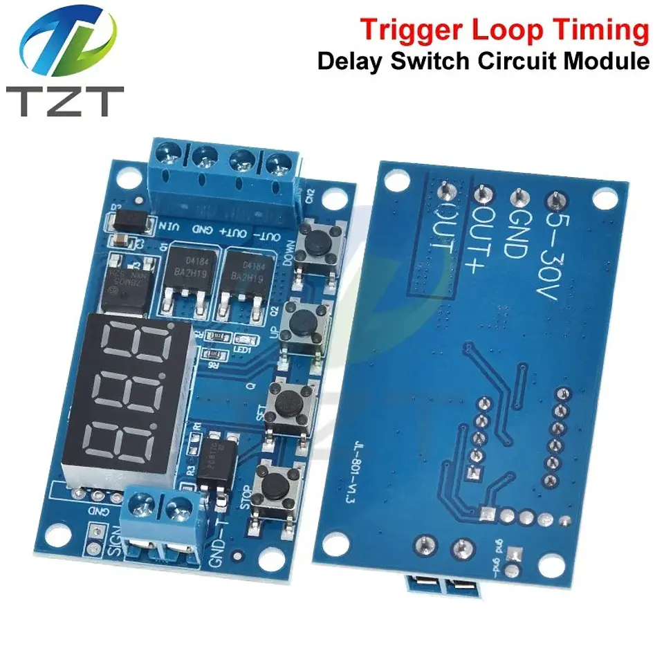 Módulo de Control de Retardo Dual MOS 12V 24V 3