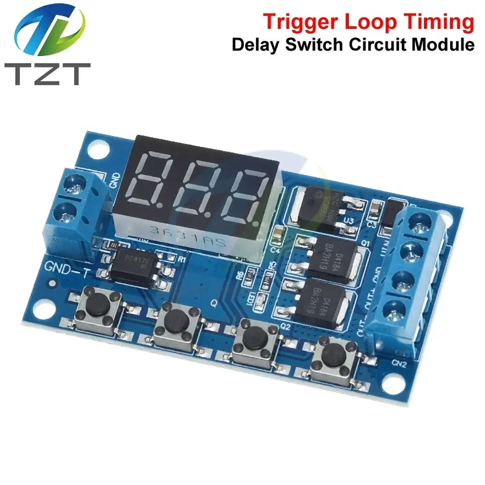 Módulo de Control de Retardo Dual MOS 12V 24V 5