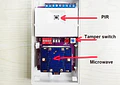Sensor de Movimiento PIR Microondas Impermeable