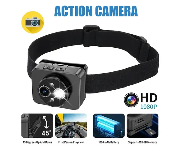 Cámara Deportiva 1080P para Exteriores