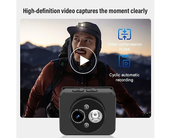 Cámara Deportiva 1080P para Exteriores