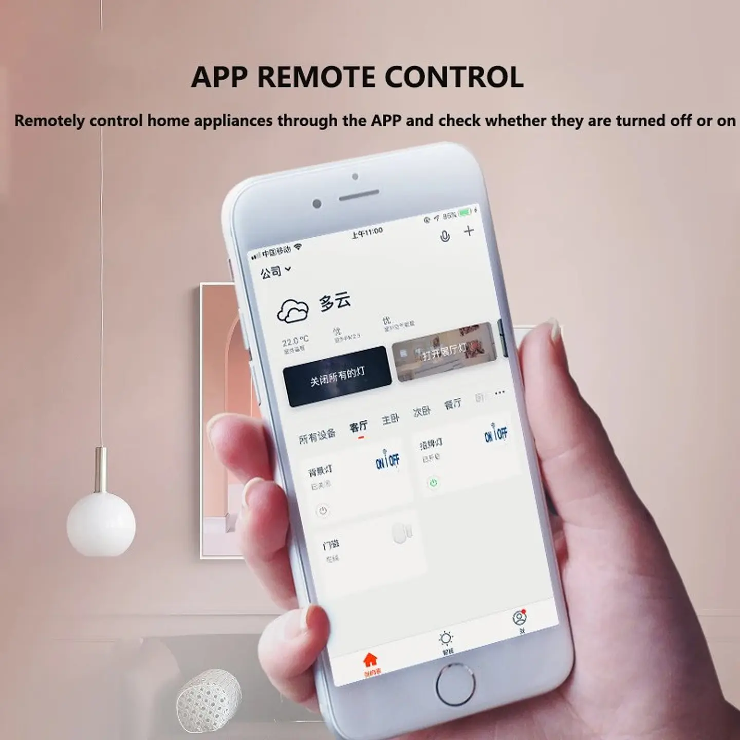 Interruptor WiFi Tuya Control Remoto 4