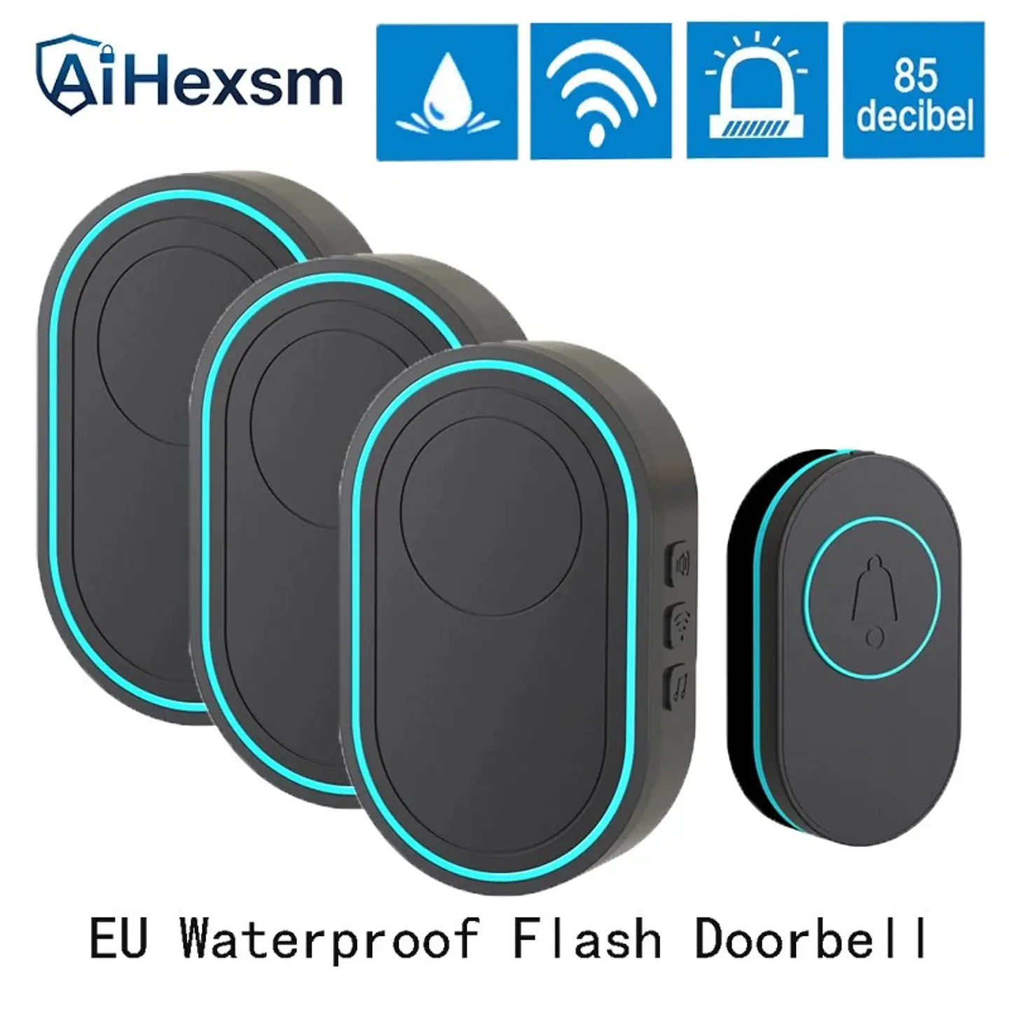 Timbre inalámbrico resistente al agua para casa 8