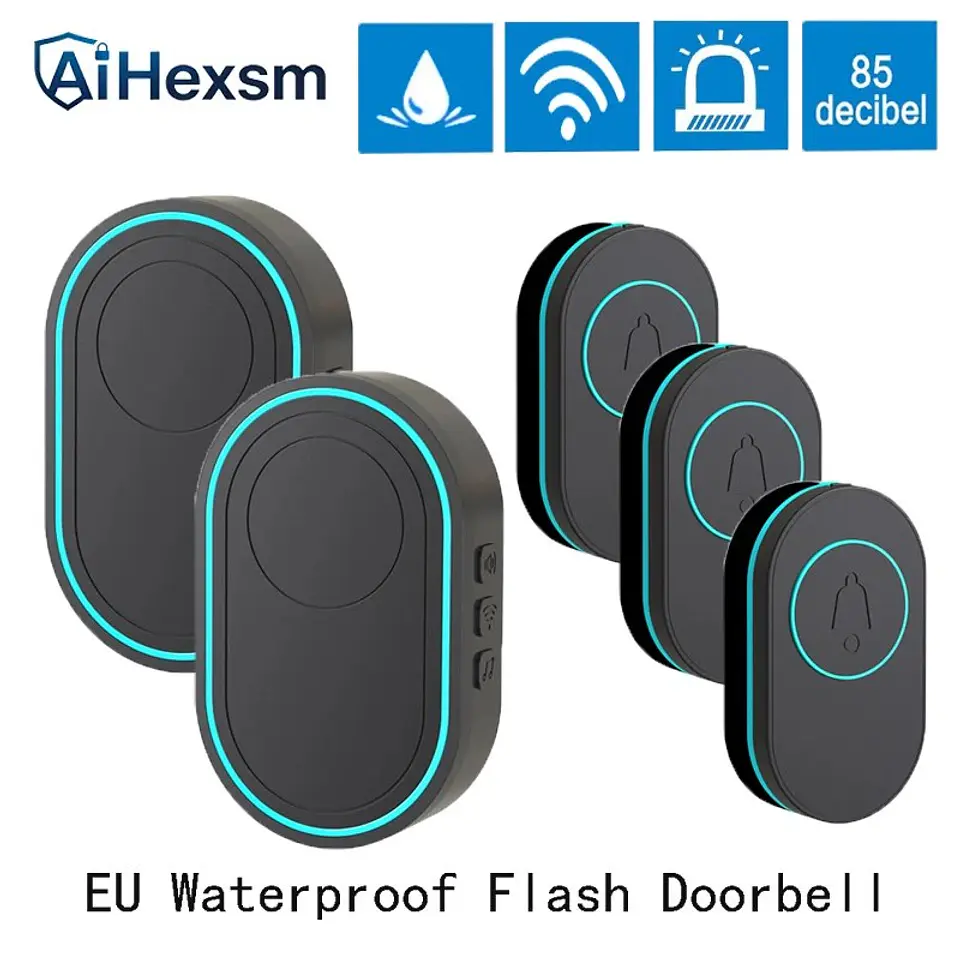 Timbre inalámbrico resistente al agua para casa 9