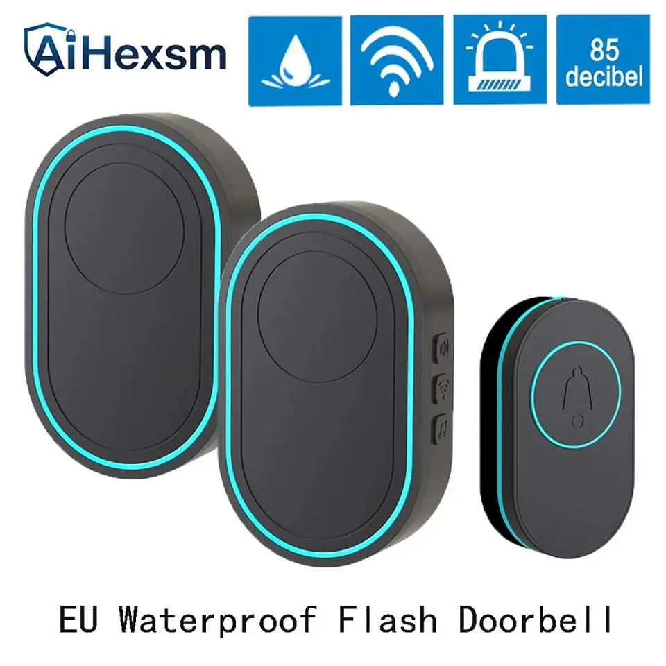 Timbre inalámbrico resistente al agua para casa 10