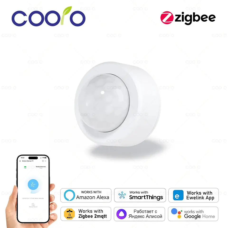 Sensor de Movimiento Zigbee PIR Infrarrojo 1