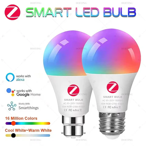Bombilla LED Inteligente Zigbee E27 B22