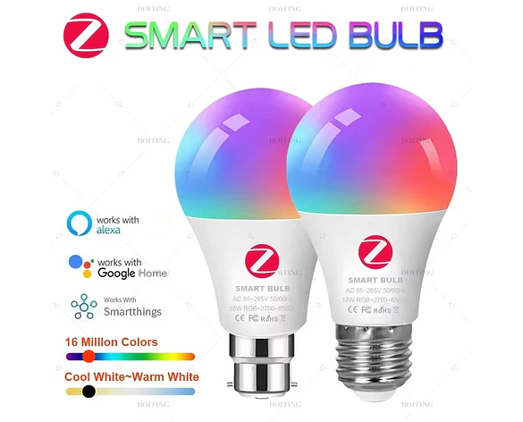 Bombilla LED Inteligente Zigbee E27 B22