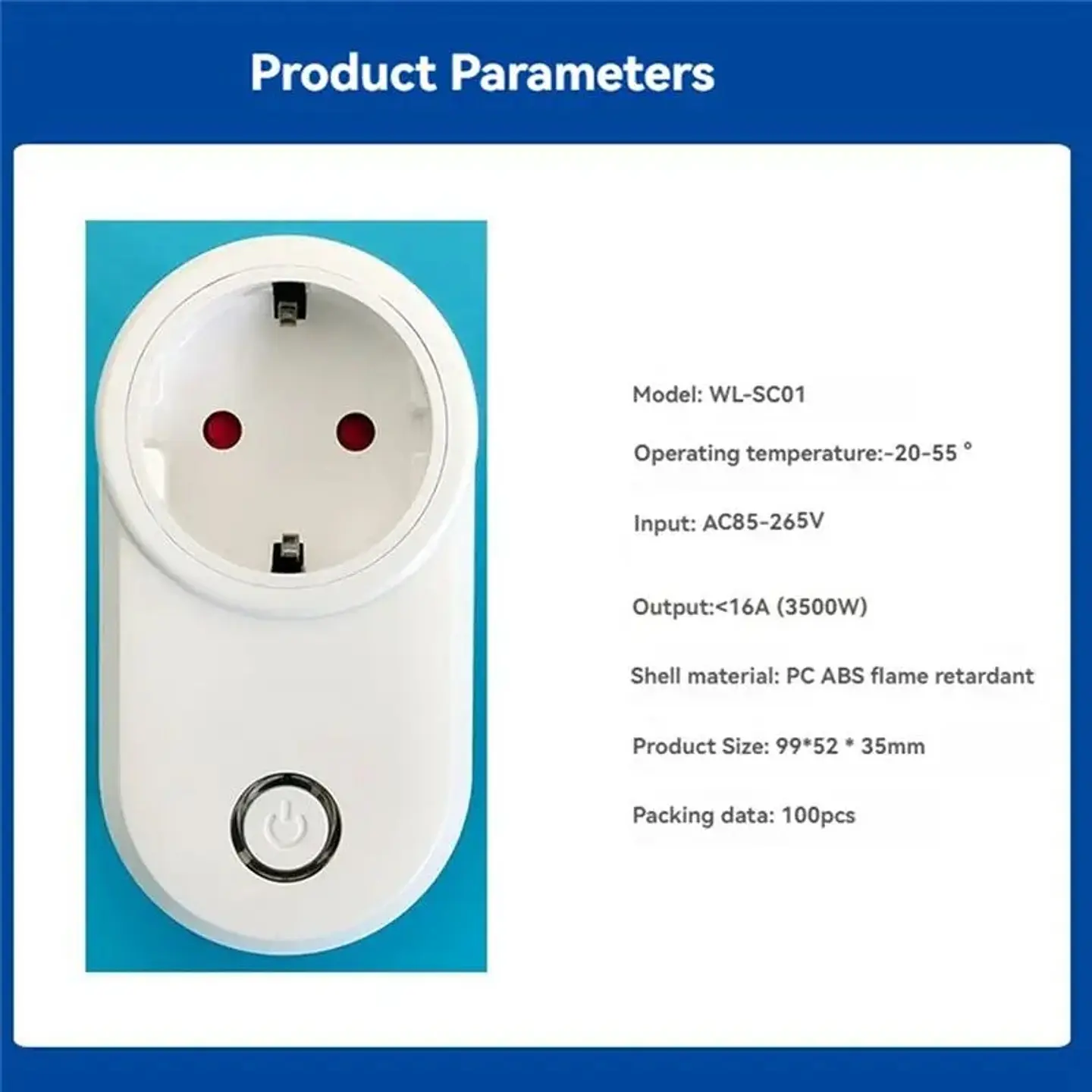 Enchufe Inteligente Wifi Control Remoto 16A 2
