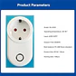 Enchufe Inteligente Wifi Control Remoto 16A - Miniatura 2