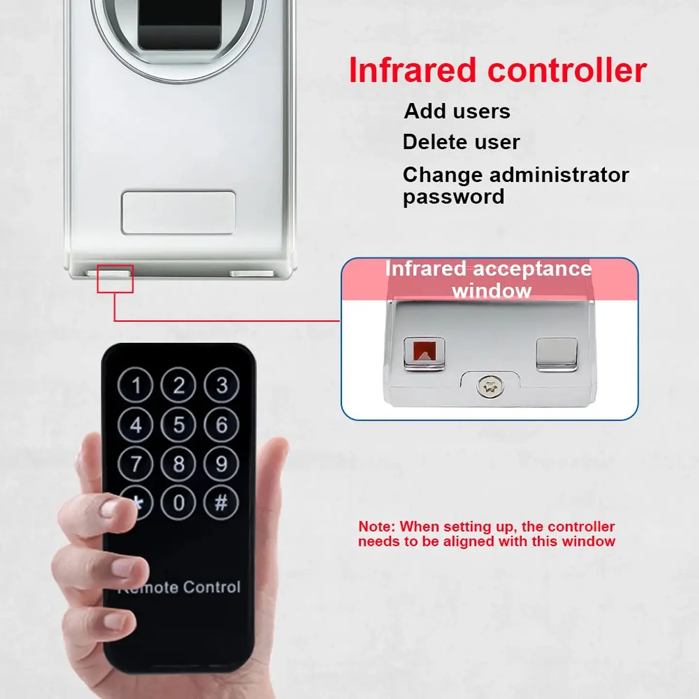 Control de acceso biométrico RFID 125KHz 4