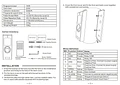 Control de acceso biométrico RFID 125KHz