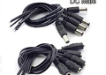 Conectores macho y hembra 12V CC para CCTV y LED