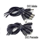 Conectores macho y hembra 12V CC para CCTV y LED - Miniatura 1
