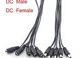 Conectores macho y hembra 12V CC para CCTV y LED