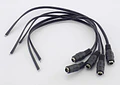 Conectores macho y hembra 12V CC para CCTV y LED