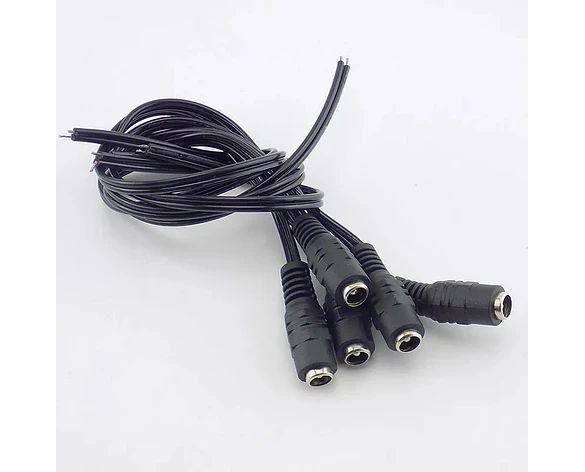 Conectores macho y hembra 12V CC para CCTV y LED