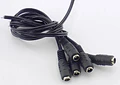 Conectores macho y hembra 12V CC para CCTV y LED